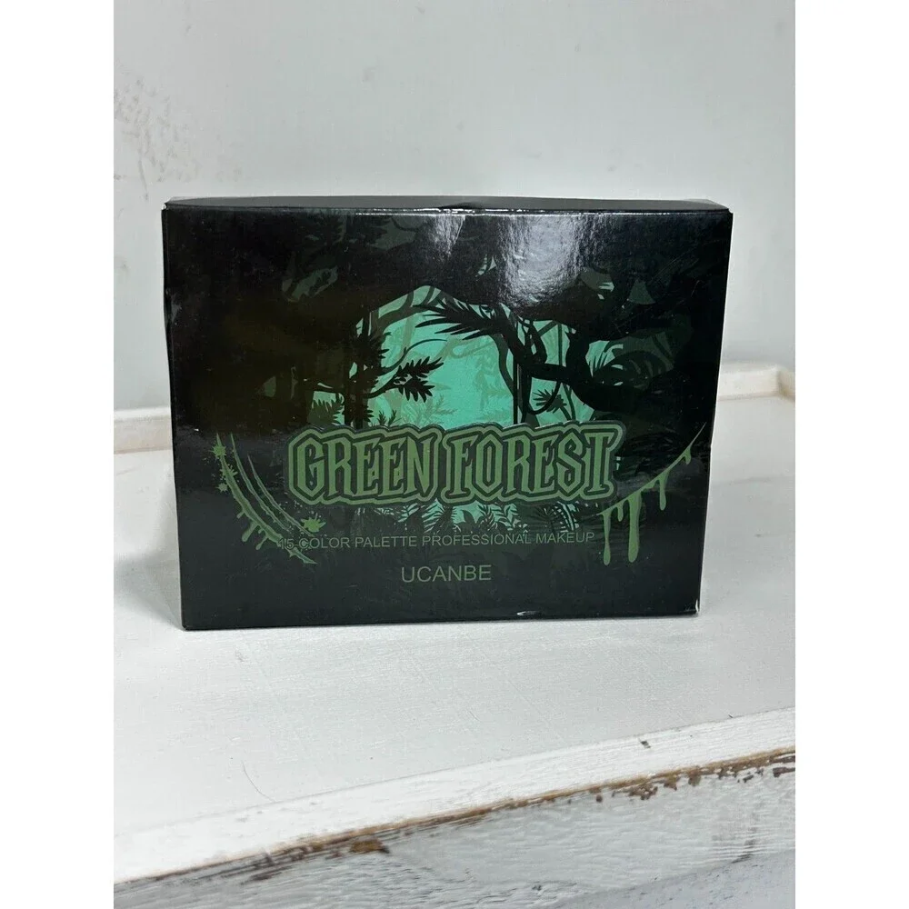 UCANBE Green Forest Professional Makeup Kit 15 Color Palette Face Body Paint